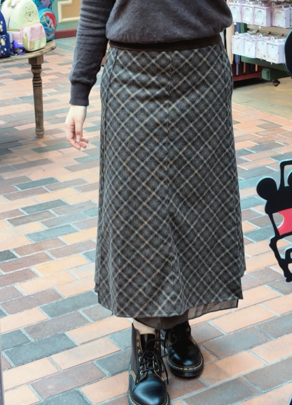 🧚《Checkered angel skirt|冬日柔暖格紋感》