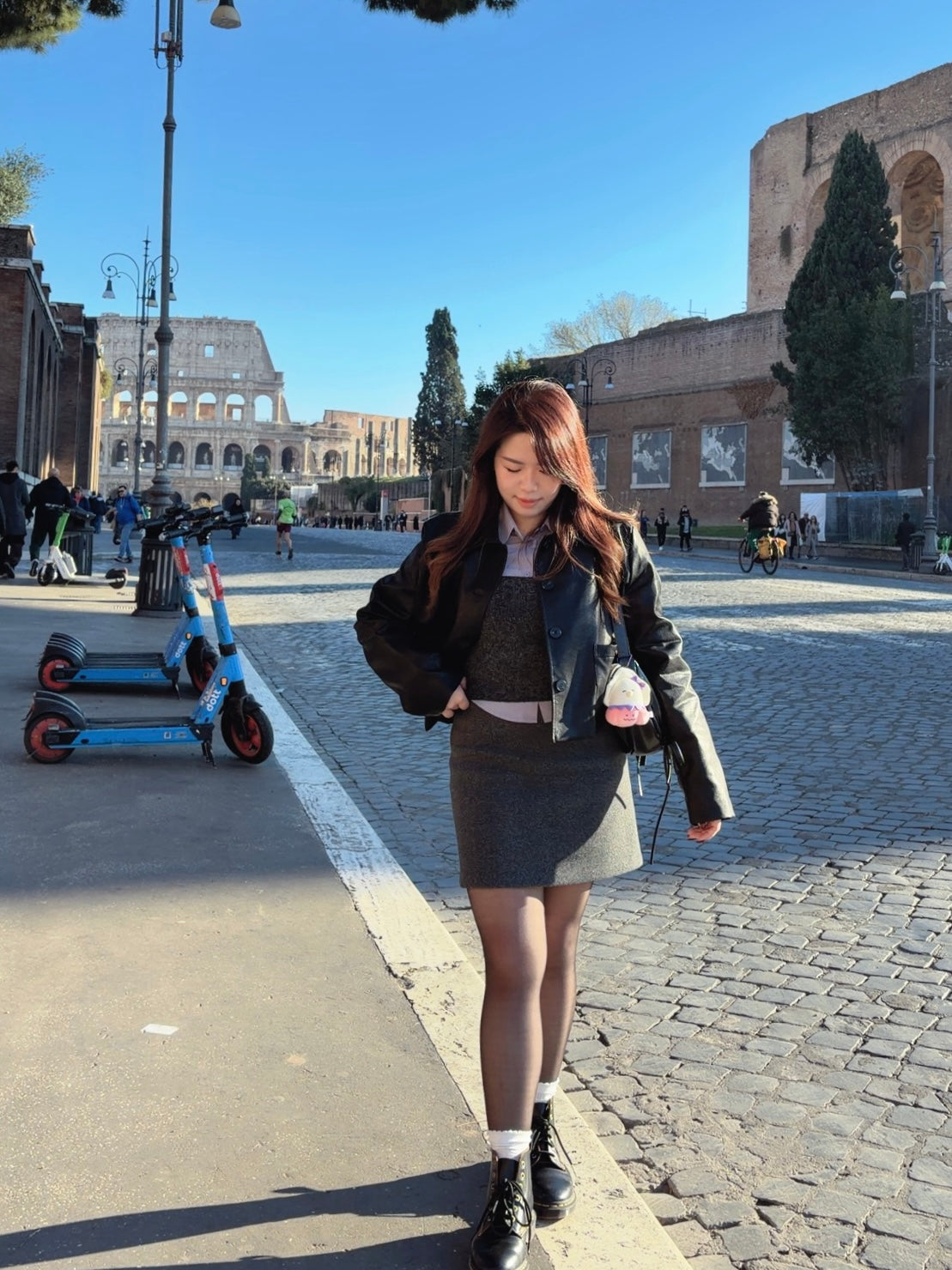 Semi Crop Leather Jacket 🧥(2 colours)