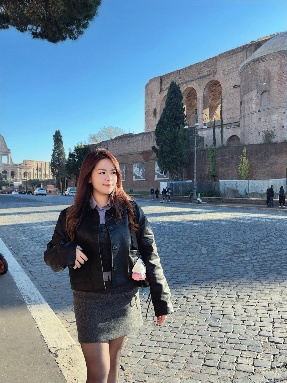 Semi Crop Leather Jacket 🧥(2 colours)