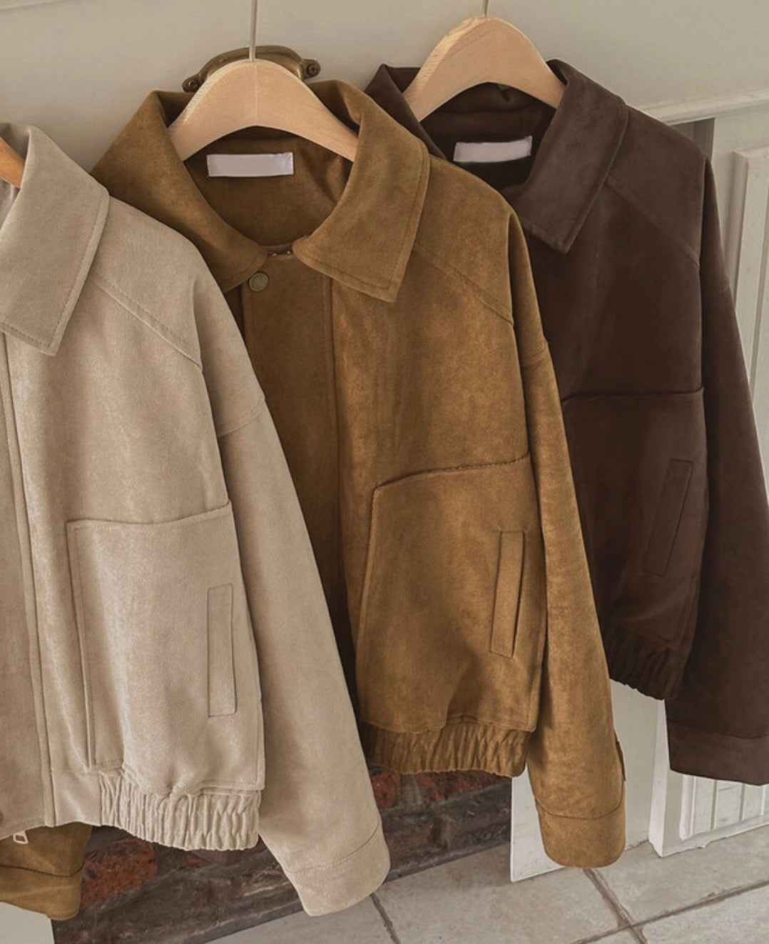 Cour Vintage 麂皮短版外套 | 3色入