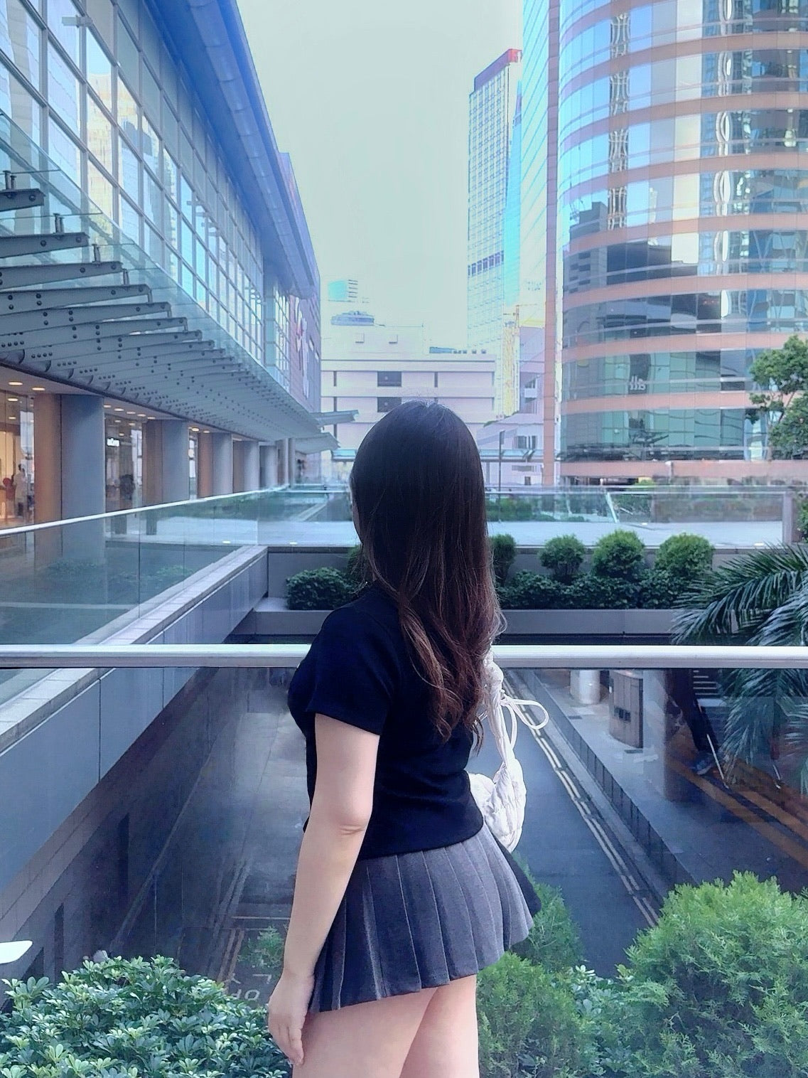 【𝒪𝓊𝓇 𝒮𝓊𝓂𝓂ℯ𝓇 ☀︎校園風柔軟短袖top/ 2色】