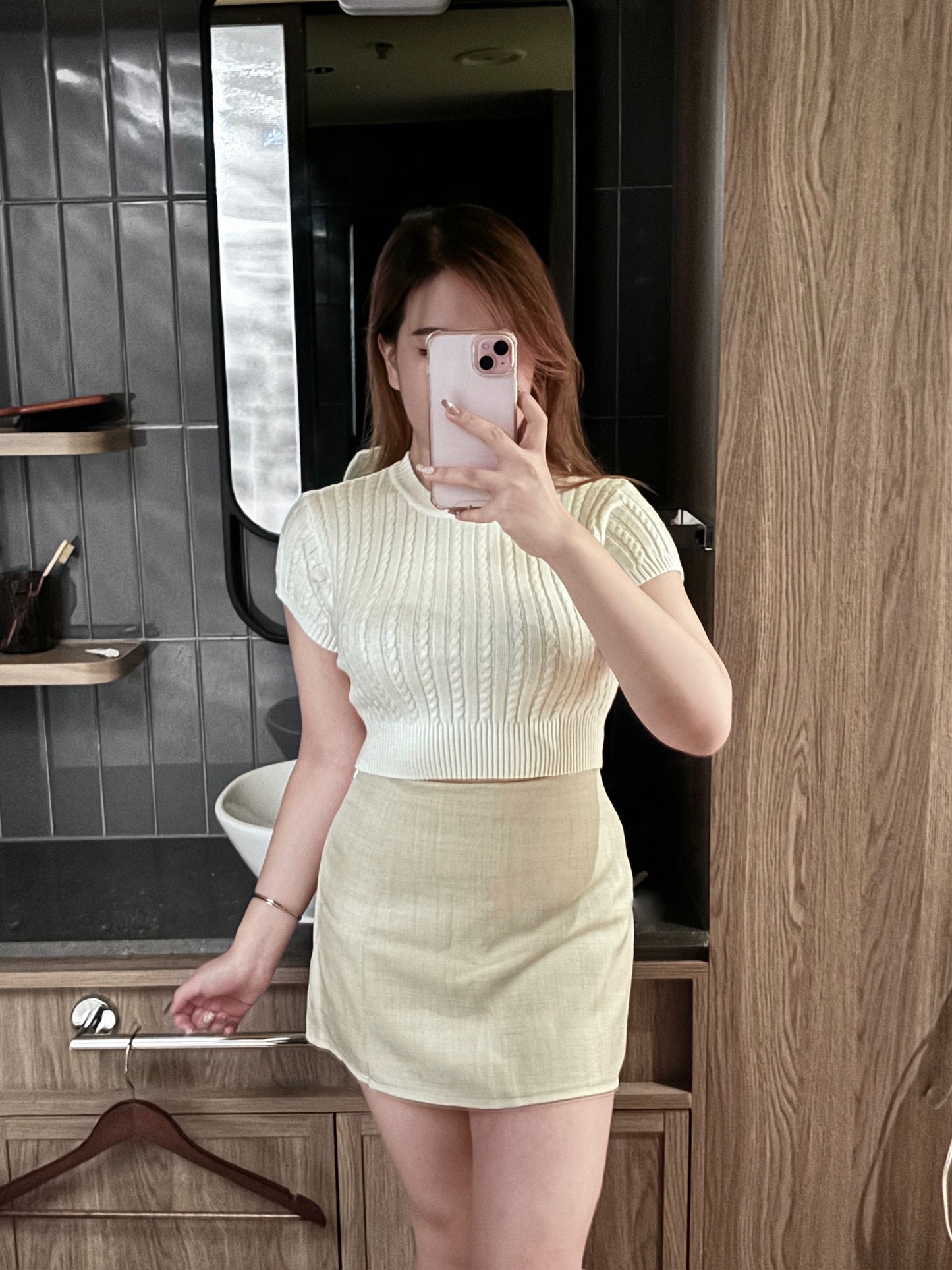 【泰國代購】王牌產品🏆 短款麻花針織毛衣