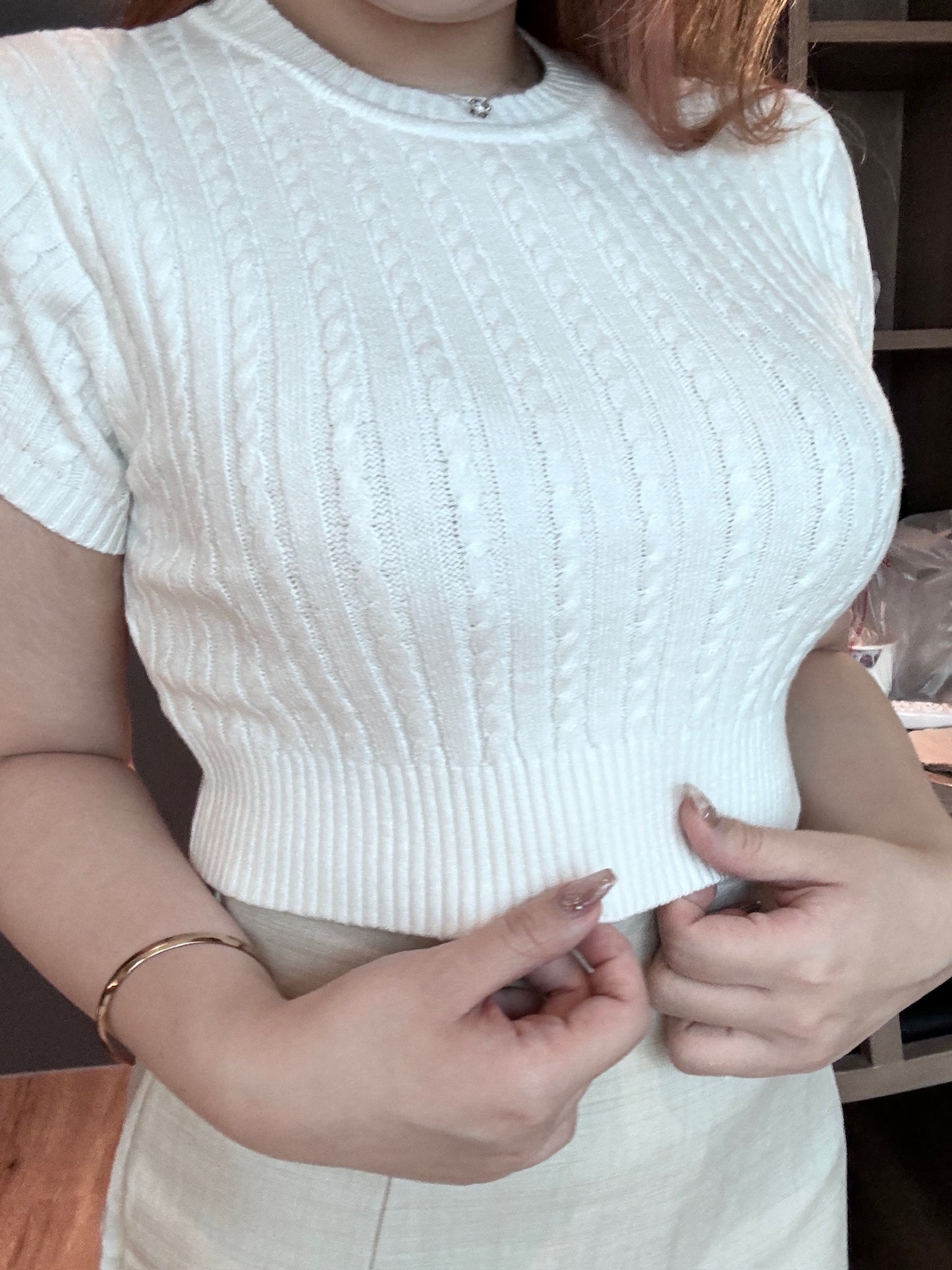 【泰國代購】王牌產品🏆 短款麻花針織毛衣