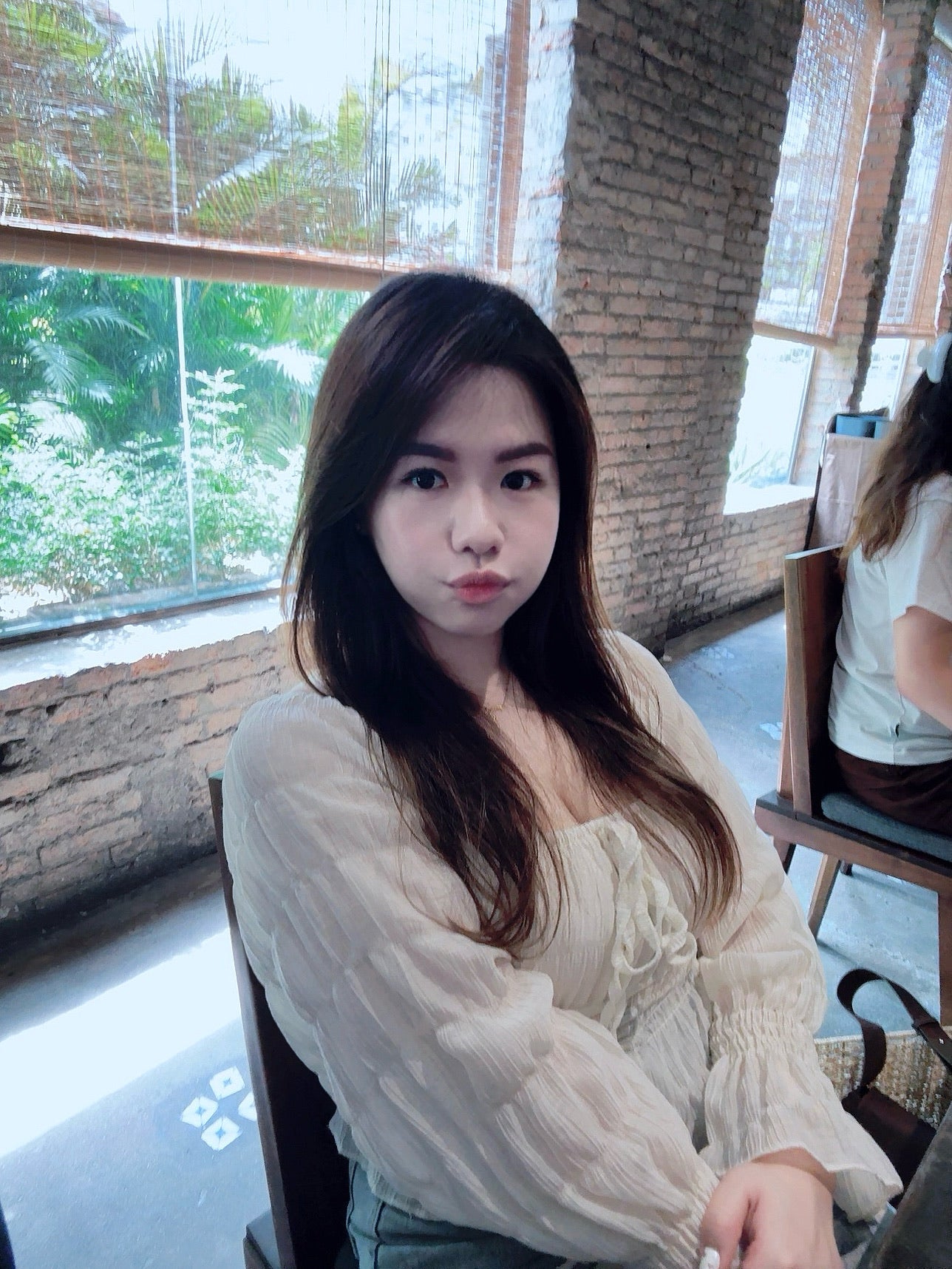 【𝒪𝓊𝓇 𝒮𝓊𝓂𝓂ℯ𝓇 ☀︎ 仙氣感透紗長袖上衣 / 2色】