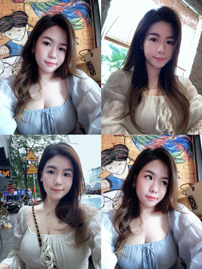 【𝒪𝓊𝓇 𝒮𝓊𝓂𝓂ℯ𝓇 ☀︎ 仙氣感透紗長袖上衣 / 2色】