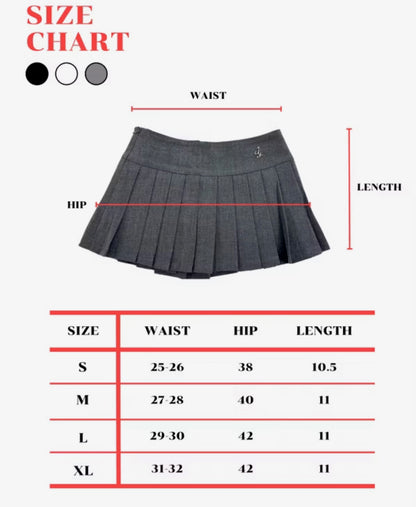 【𝒪𝓊𝓇 𝒮𝓊𝓂𝓂ℯ𝓇 ☀︎高腰百褶裙 / 3色】