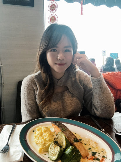 【New Year!! ୨୧兩色入!! 開叉鏤空波萊羅針織衫】