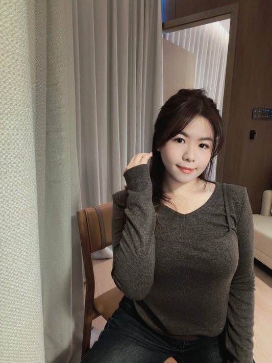 柔軟層次修身兩件套၄၃ *。 【兩色入】