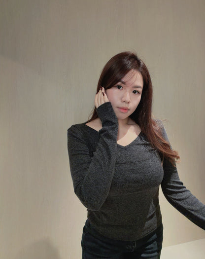 柔軟層次修身兩件套၄၃ *。 【兩色入】