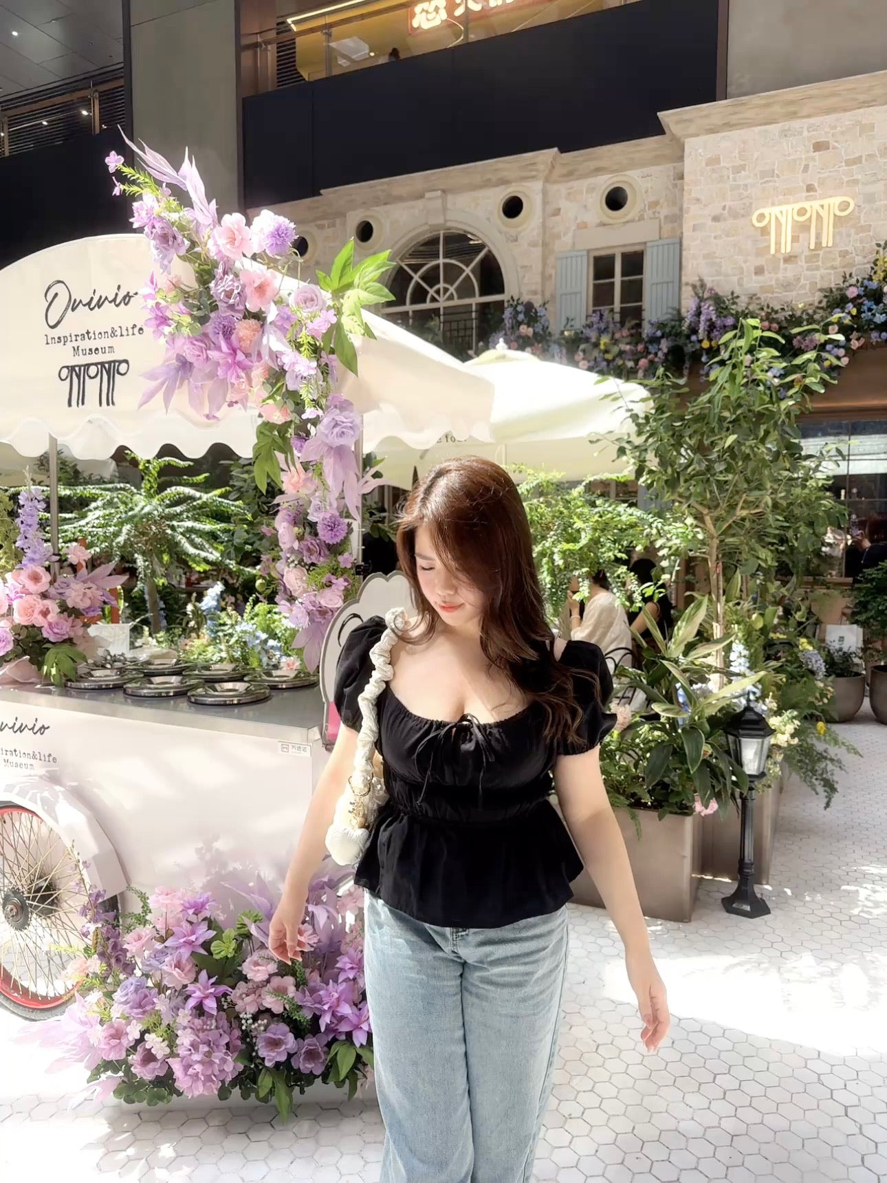 【𝒪𝓊𝓇 𝒮𝓊𝓂𝓂ℯ𝓇 ☀︎泡泡䄂圓領上衣 / 兩色】