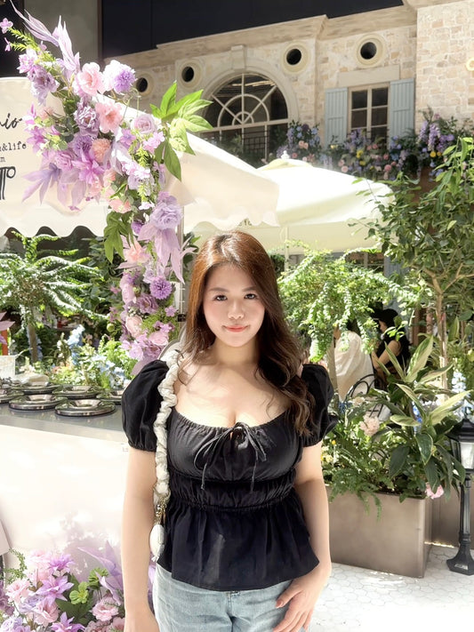 【𝒪𝓊𝓇 𝒮𝓊𝓂𝓂ℯ𝓇 ☀︎泡泡䄂圓領上衣 / 兩色】