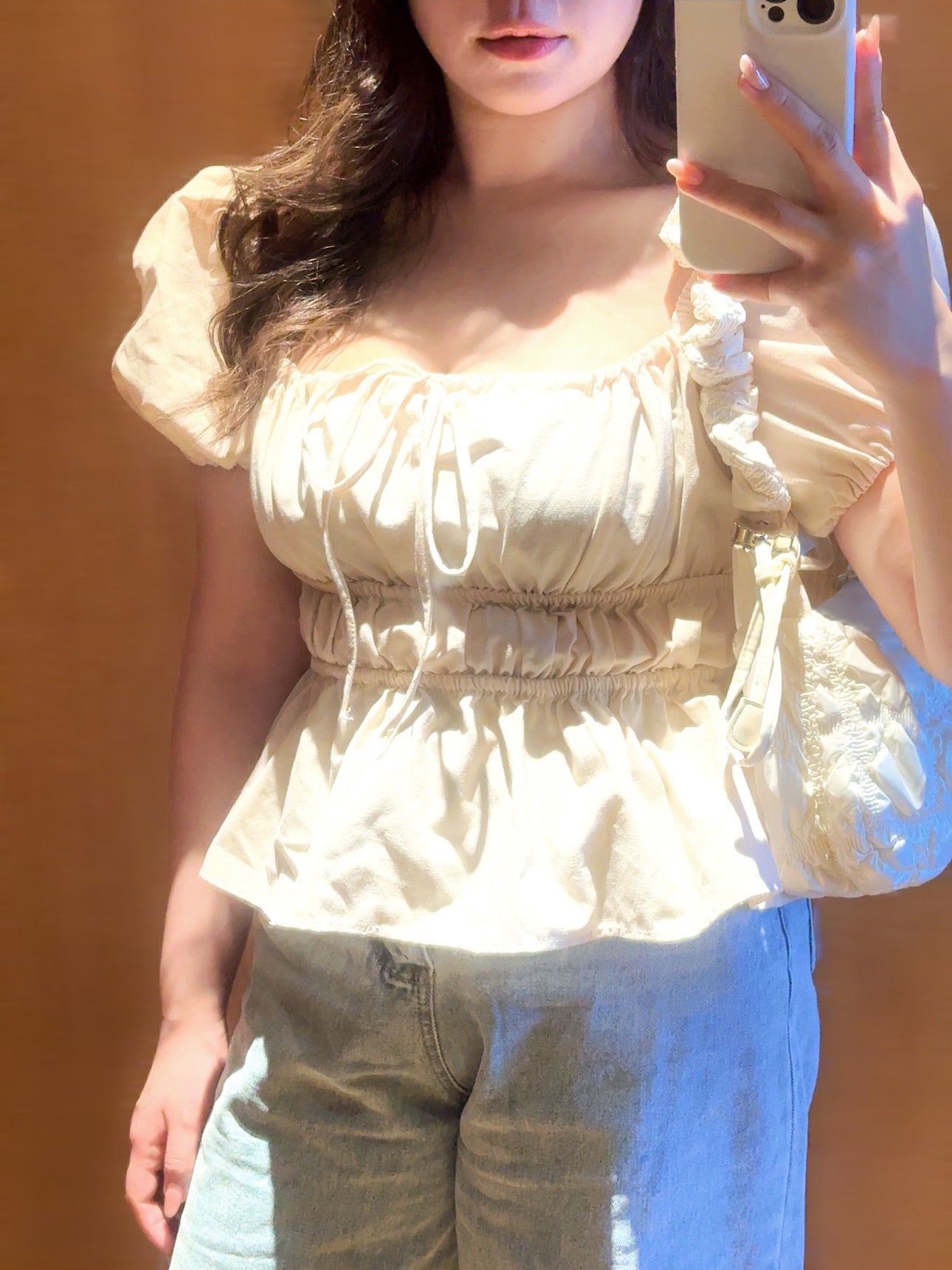 【𝒪𝓊𝓇 𝒮𝓊𝓂𝓂ℯ𝓇 ☀︎泡泡䄂圓領上衣 / 兩色】