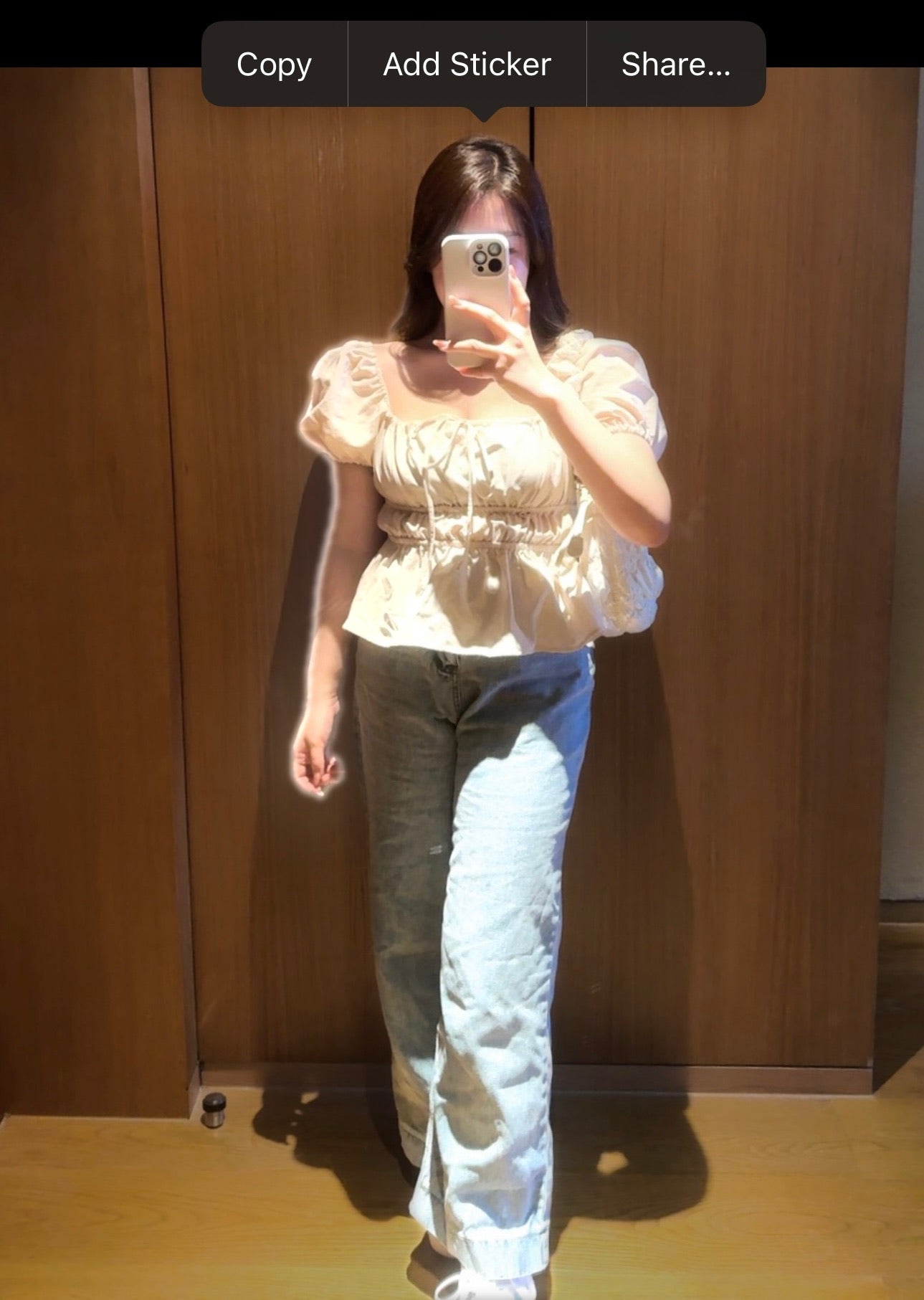 【𝒪𝓊𝓇 𝒮𝓊𝓂𝓂ℯ𝓇 ☀︎復古微闊腳直筒牛仔褲 / 兩色】